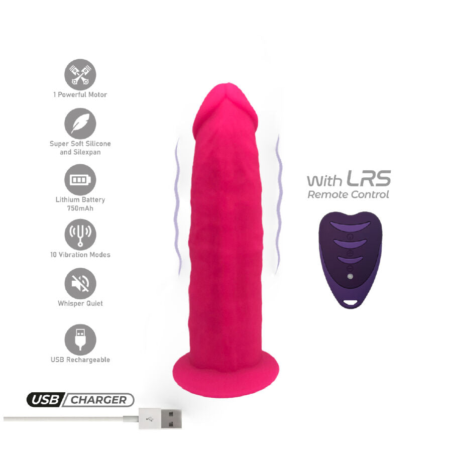 Realistic Penis Model 2 Pink + Remote Control Lrs 17 Cm | Niks.fi verkkokauppa