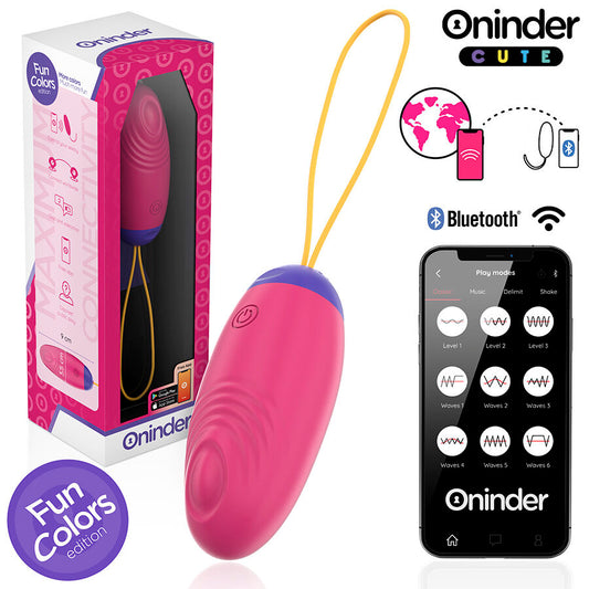 Oninder Cute Vibro-Wave naputtava silikoninen luotivibraattori - Seksilelut - Niks.fi