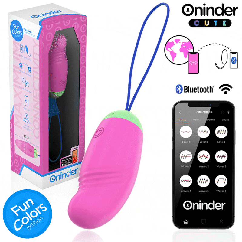 Love Pleasure Vibro-Rotating Egg 360 Siliconefree Worldwide App | Niks.fi verkkokauppa