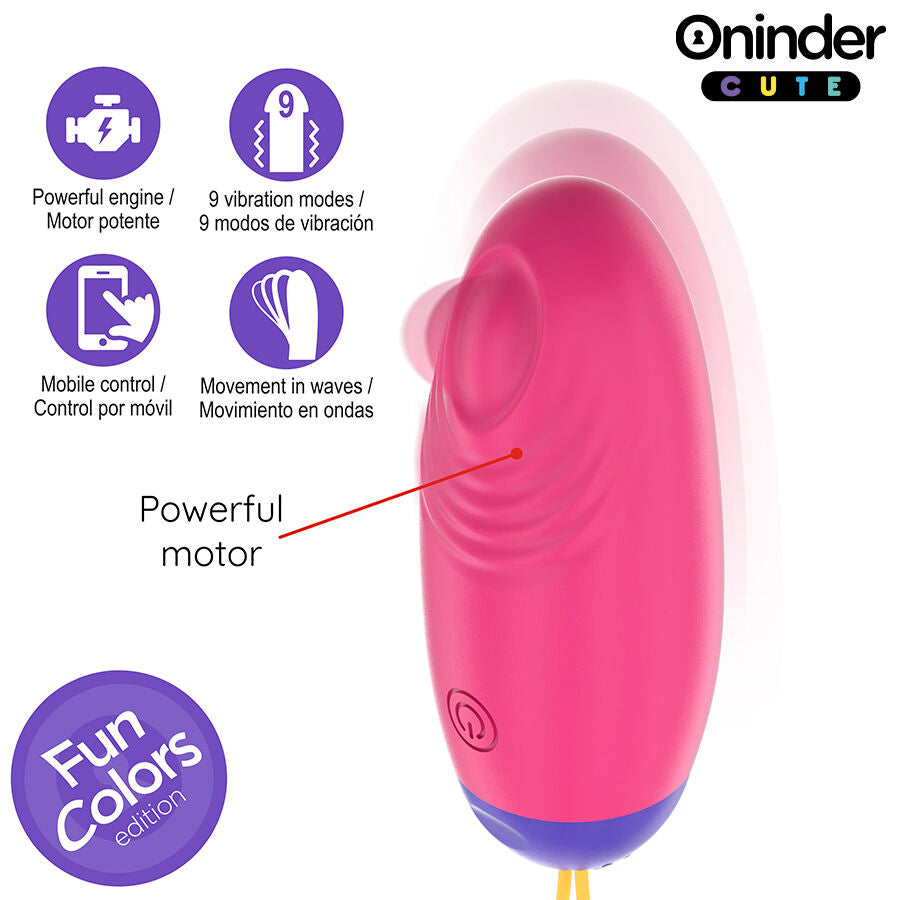 Love Pleasure Vibro-Wave Tapping Silicone Eggfree Worldwide App | Niks.fi verkkokauppa