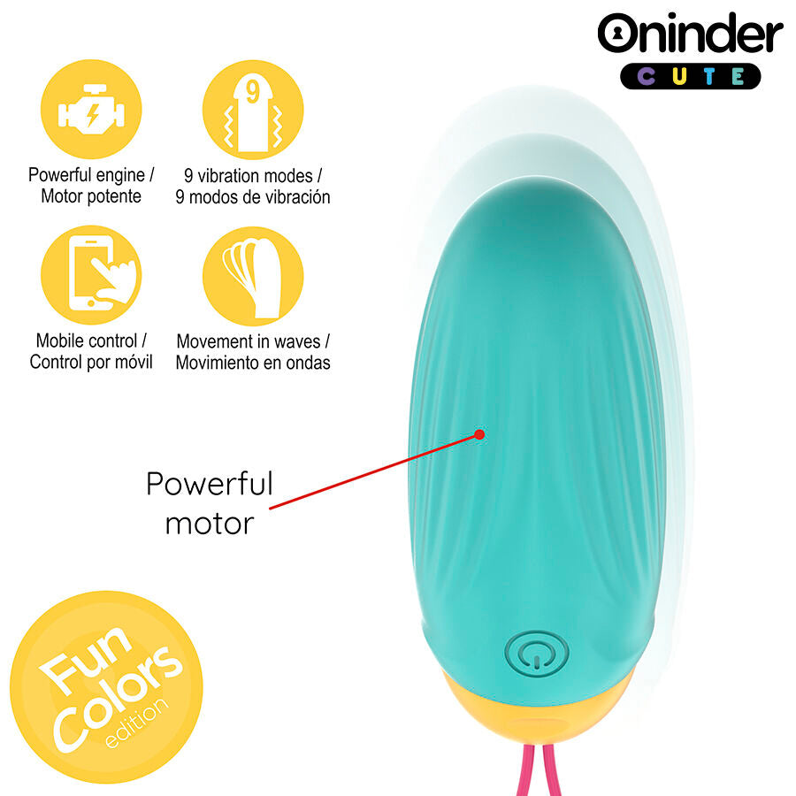 Love Pleasure Vibro-Rotating Silicone Gem Eggfree Worldwide App | Niks.fi verkkokauppa
