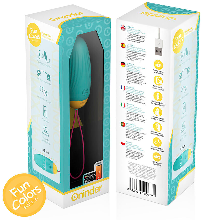 Love Pleasure Vibro-Rotating Silicone Gem Eggfree Worldwide App | Niks.fi verkkokauppa