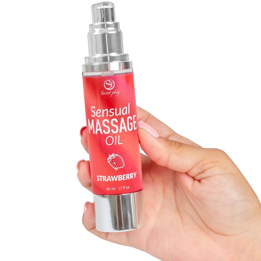 Secretplaystrawberry Massage Oil | Niks.fi verkkokauppa