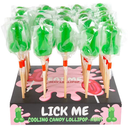 Secretplaymint Candy Penis Lollipop Display With Cold Effect (40 Units) | Niks.fi verkkokauppa