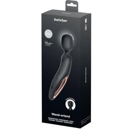 Satisfyer Wand Erland sauvahieroja - musta