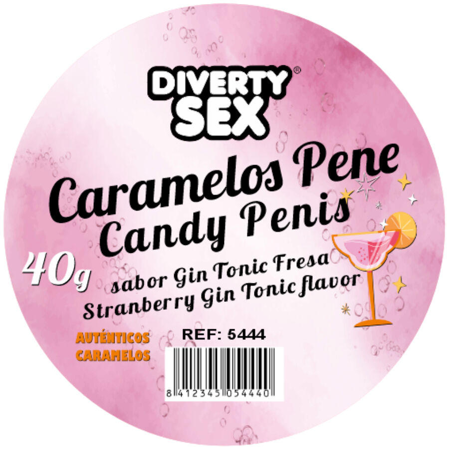 Diablo Picante20 Gin & Tonic Flavored Penis Candies | Niks.fi verkkokauppa