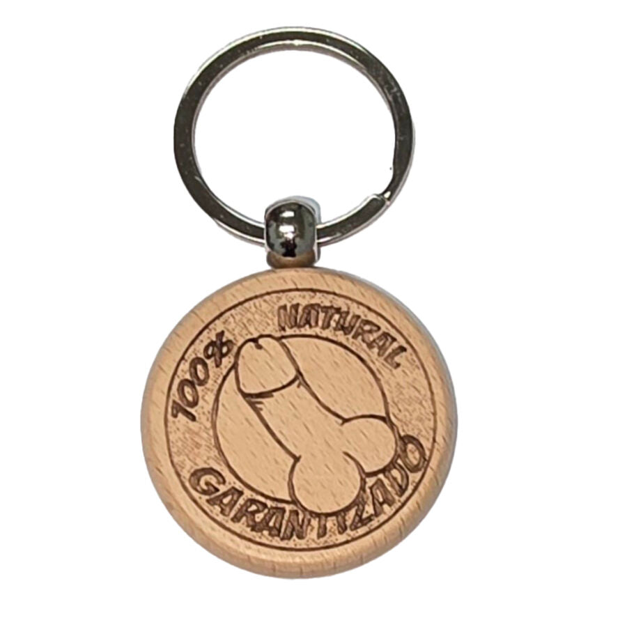 Diablo Picantewooden Penis-Shaped Keychain | Niks.fi verkkokauppa