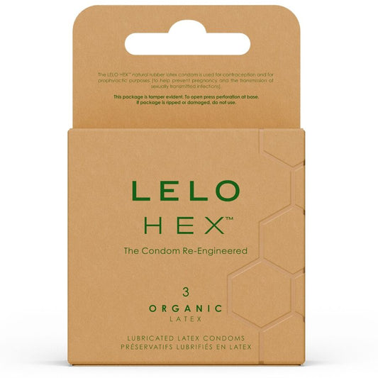 Hex Organic Condom Box 3 Units | Niks.fi verkkokauppa
