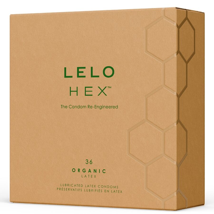 Hex Organic Condom Box 36 Units | Niks.fi verkkokauppa