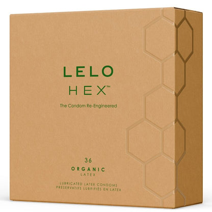 Hex Organic Condom Box 36 Units | Niks.fi verkkokauppa