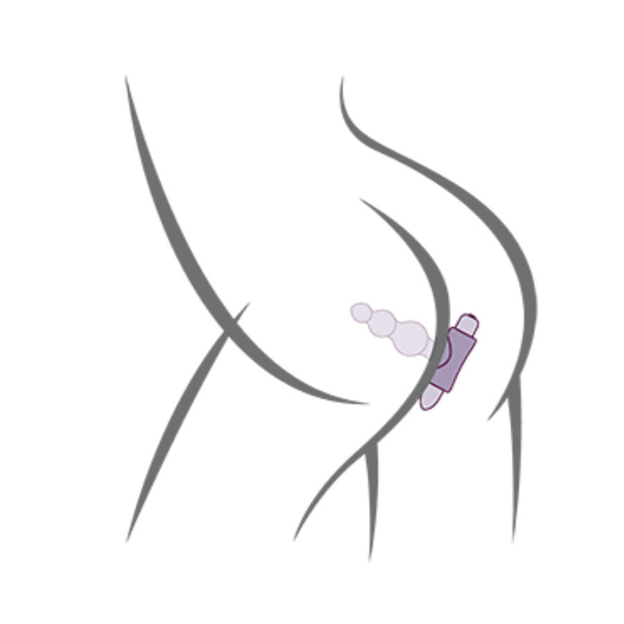 Rocksoffpetite Sensations Bubbles Anal Plug Vibrator Black | Niks.fi verkkokauppa