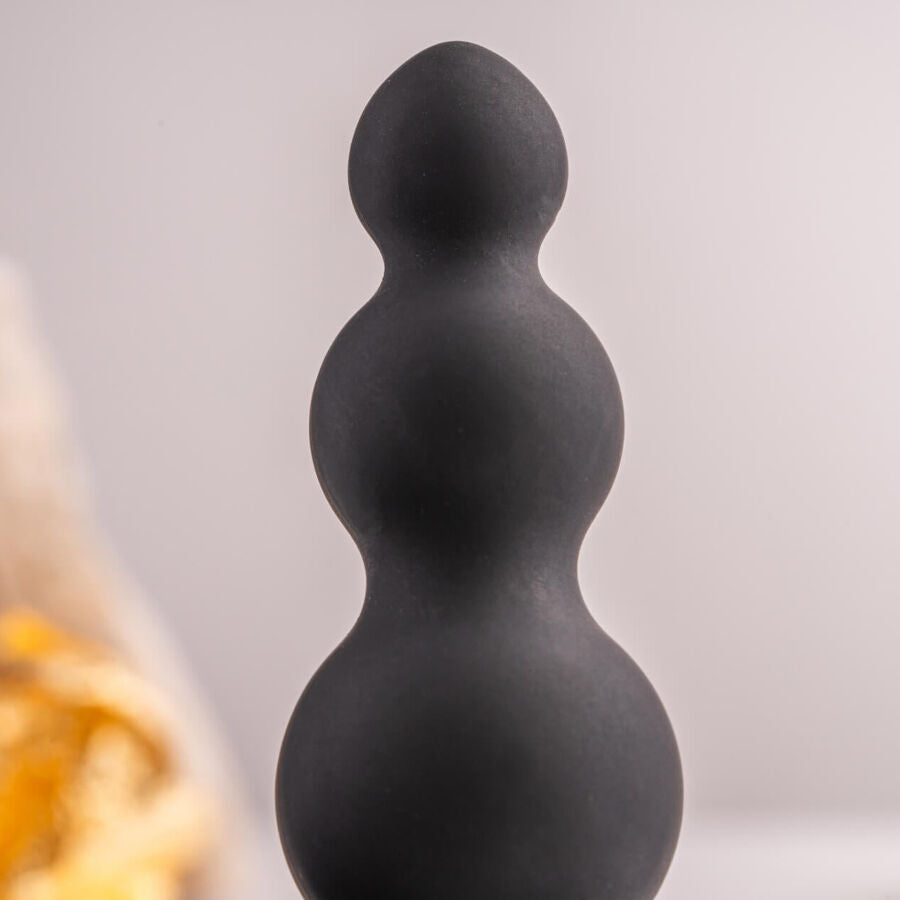 Rocksoffpetite Sensations Bubbles Anal Plug Vibrator Black | Niks.fi verkkokauppa