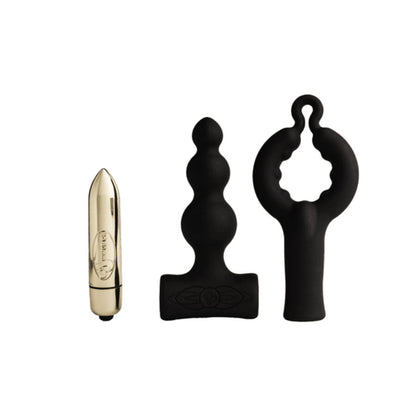 Rocksoffpetite Sensations Bubbles Anal Plug Vibrator Black | Niks.fi verkkokauppa