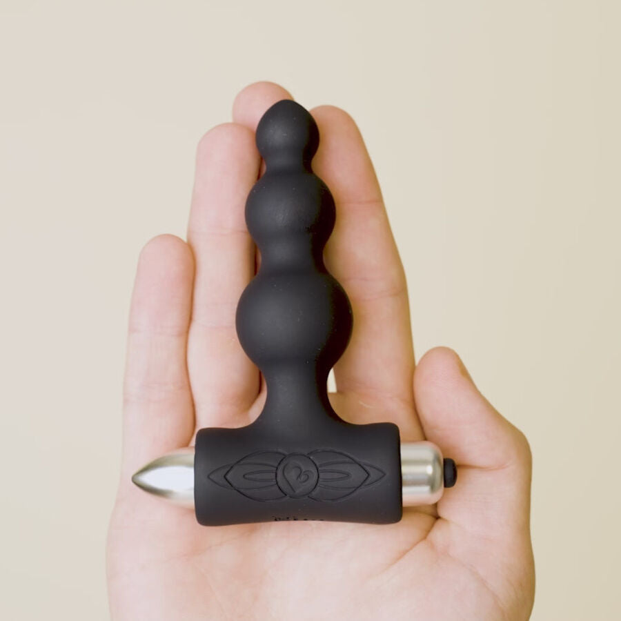 Rocksoffpetite Sensations Bubbles Anal Plug Vibrator Black | Niks.fi verkkokauppa