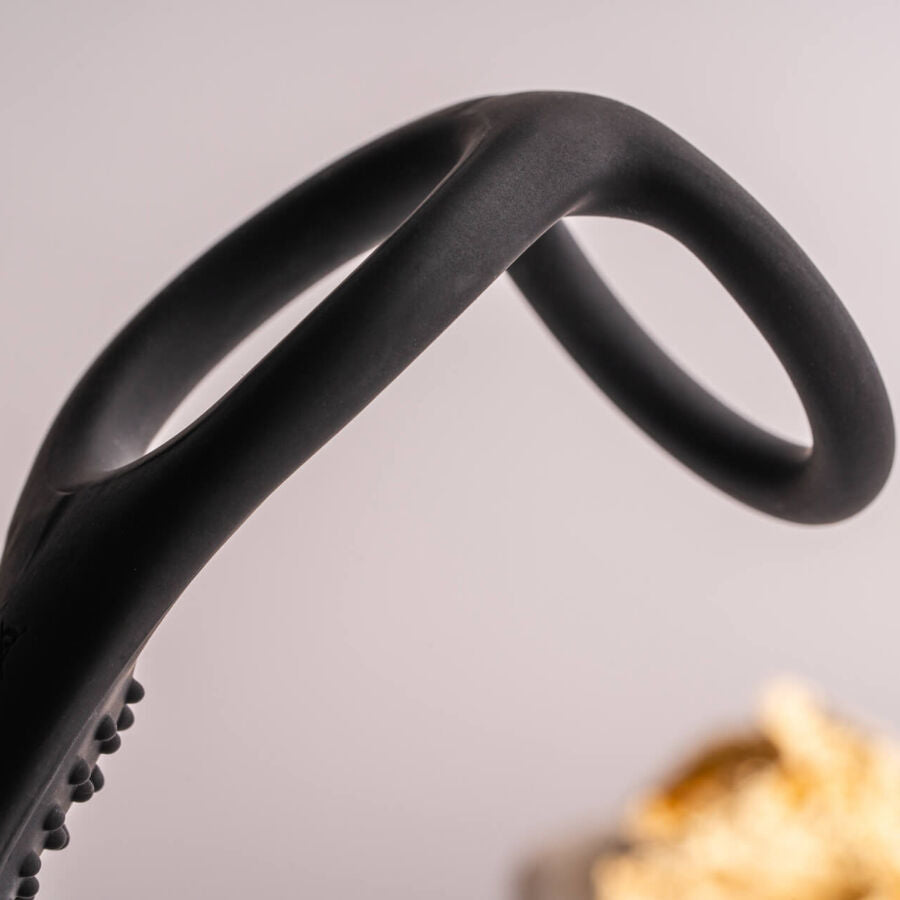 Ro-Zen Rro Anal Plug With Vibrating Penis Ring Black | Niks.fi verkkokauppa