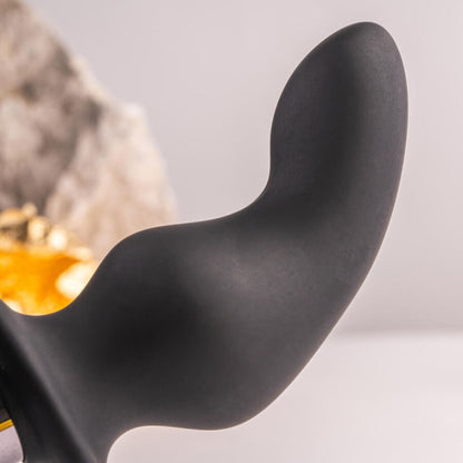 Ro-Zen Rro Anal Plug With Vibrating Penis Ring Black | Niks.fi verkkokauppa