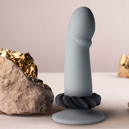 Twist Black Silicone Masturbator Ring | Niks.fi verkkokauppa