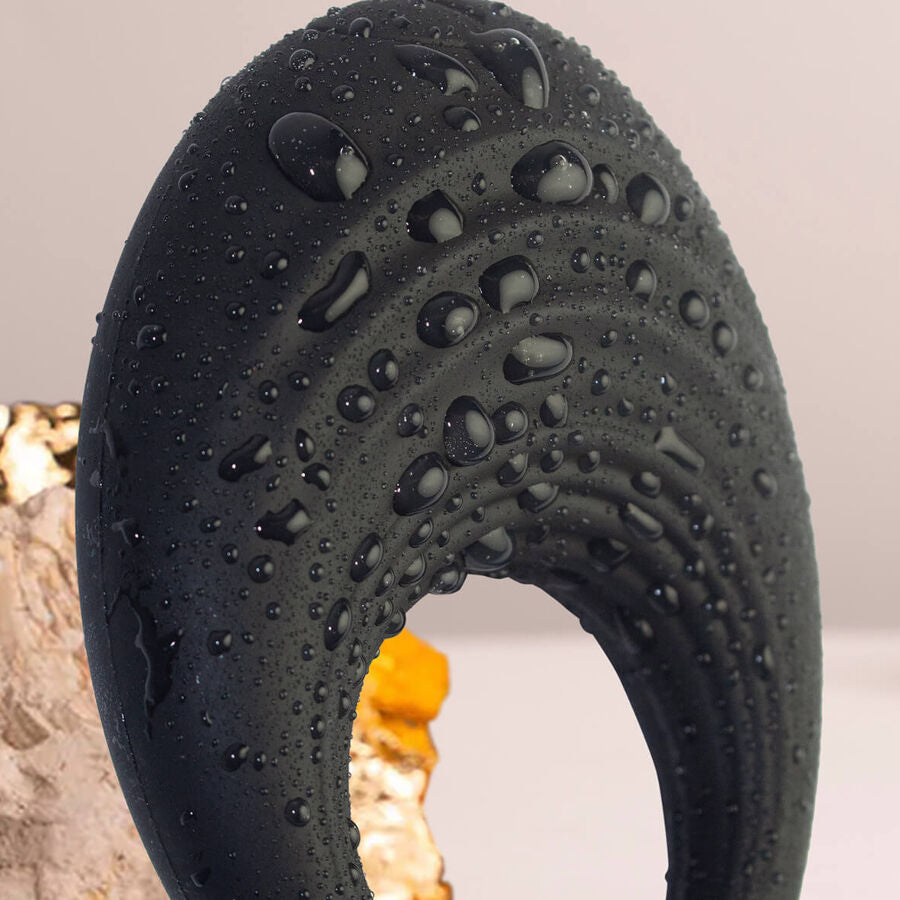 Spire Black Vibrating Penis Ring | Niks.fi verkkokauppa