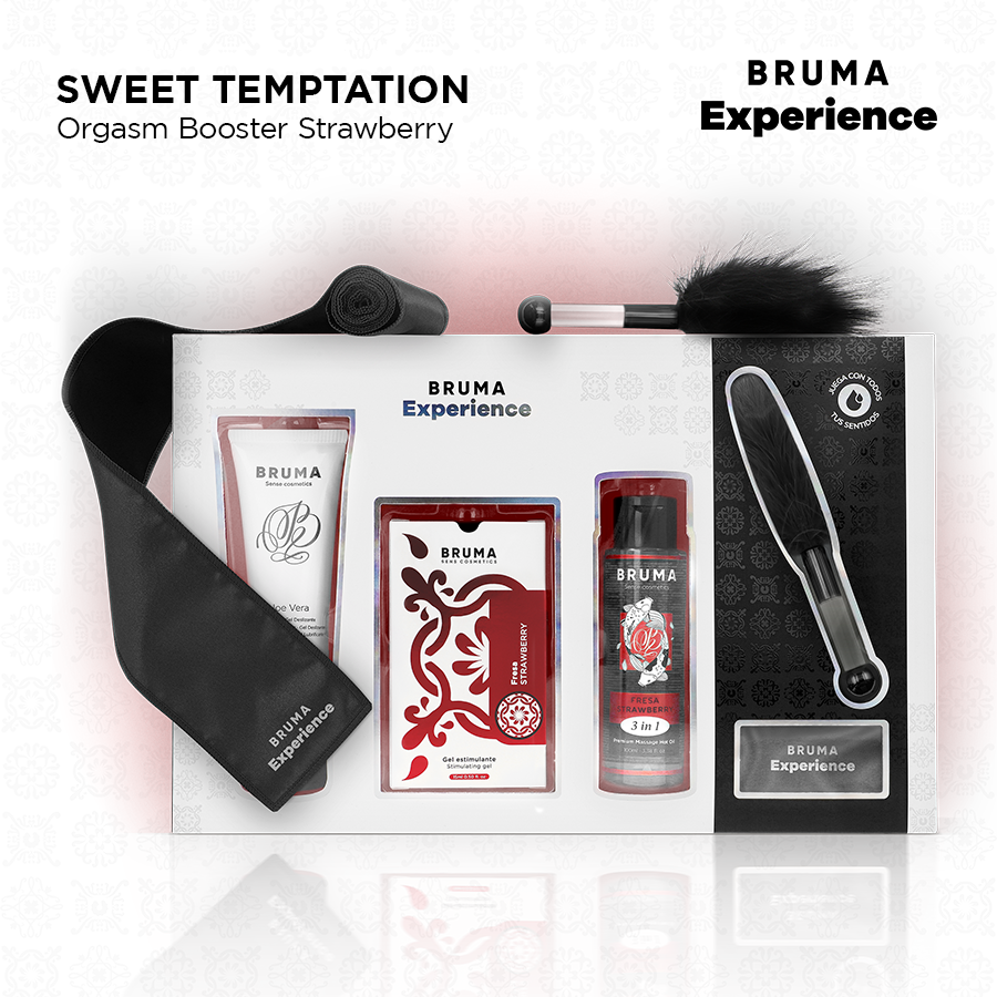 Xperiencesweet Strawberry Temptation Kit With Orgasm Enhancer | Niks.fi verkkokauppa
