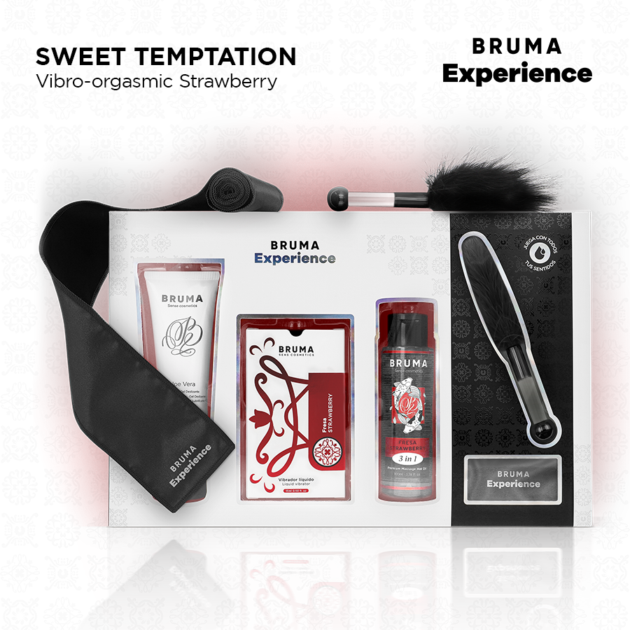 Xperiencesweet Strawberry Vibro-Orgasmic Temptation Kit | Niks.fi verkkokauppa