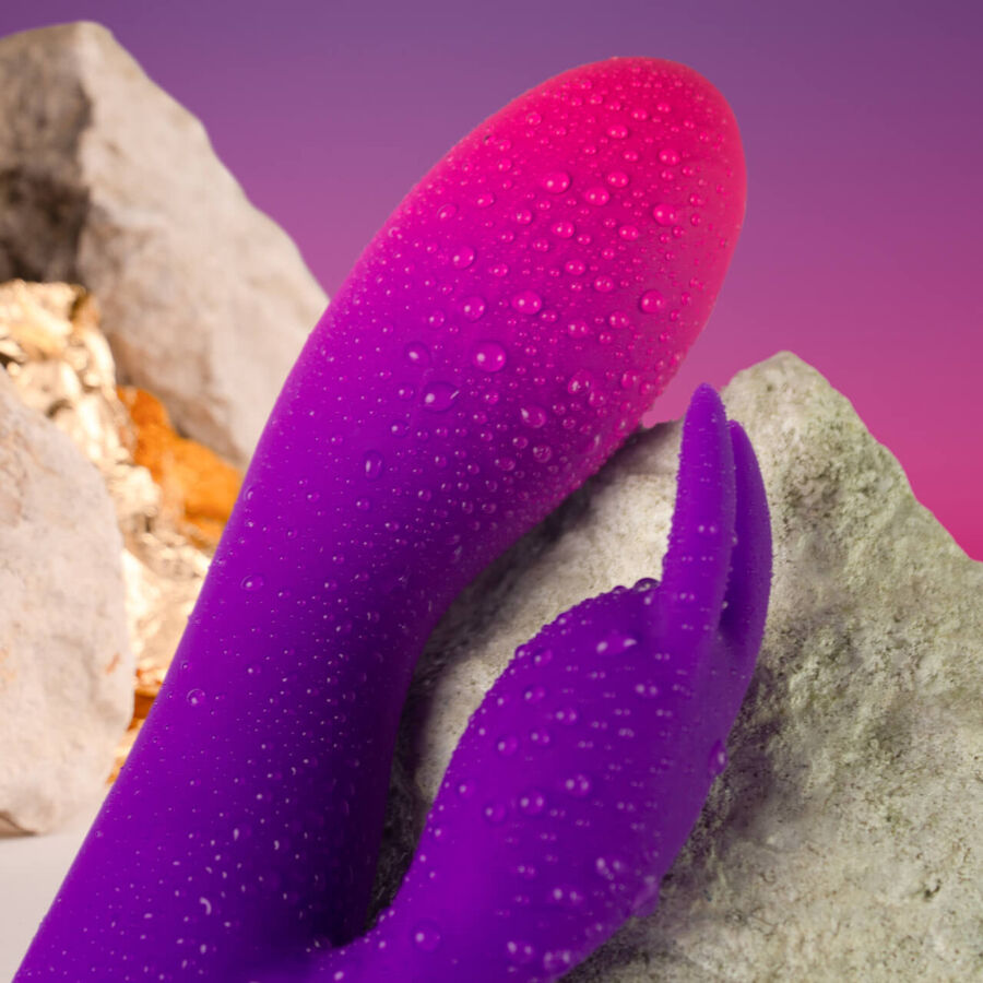 Rocksoffglogirl Purple Rabbit Vibrator | Niks.fi verkkokauppa