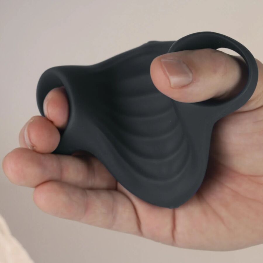 Rocksoffpalm Black Flexible Vibrator Masturbator | Niks.fi verkkokauppa