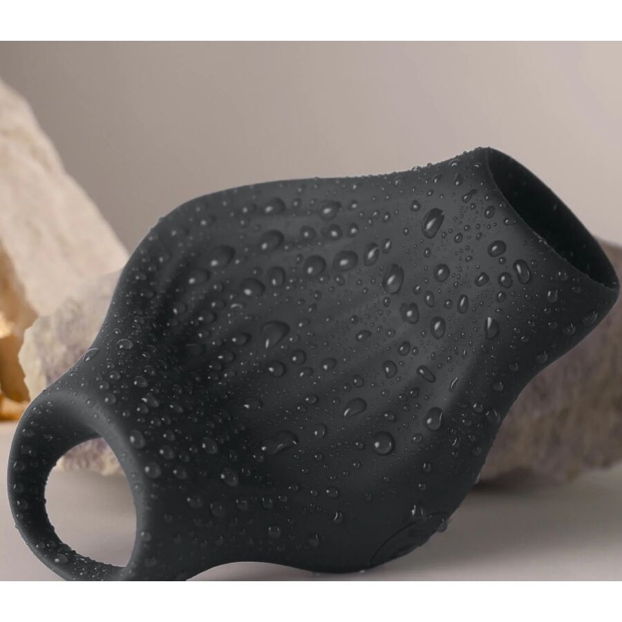Rocksoffpalm Black Flexible Vibrator Masturbator | Niks.fi verkkokauppa