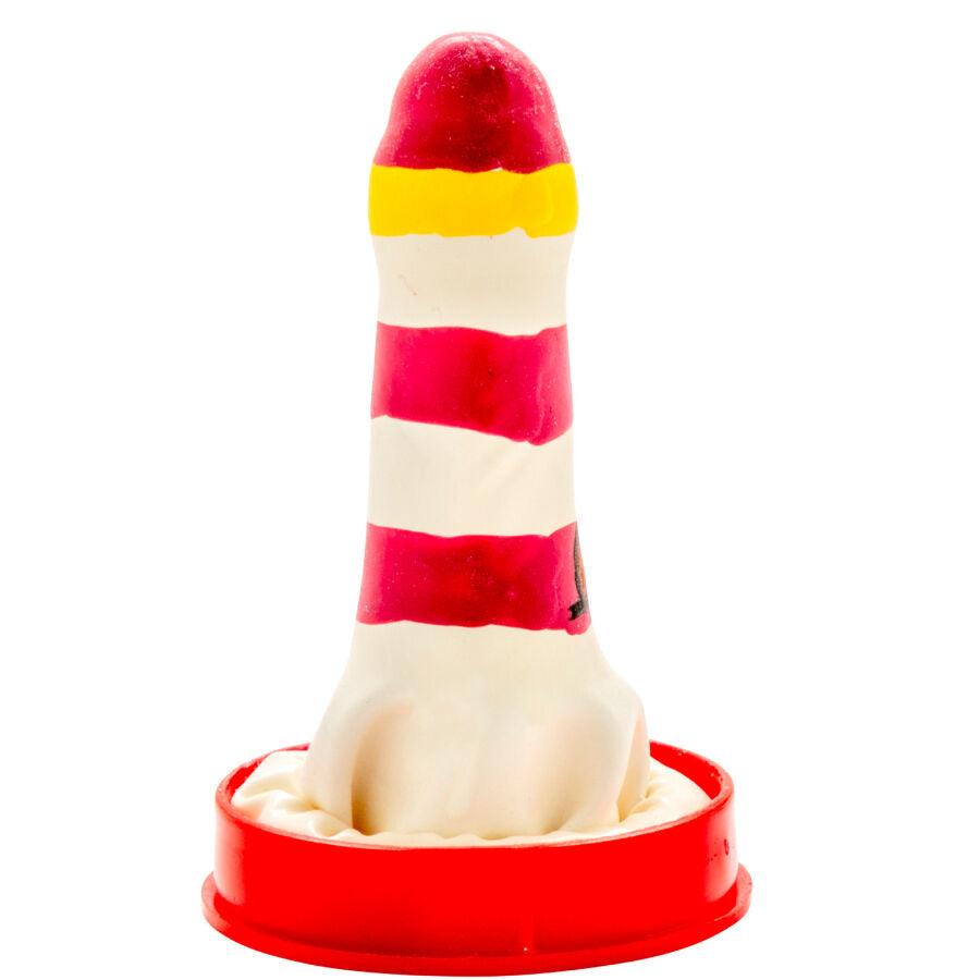 Handpainted Novelty Condoms Lighthouse | Niks.fi verkkokauppa