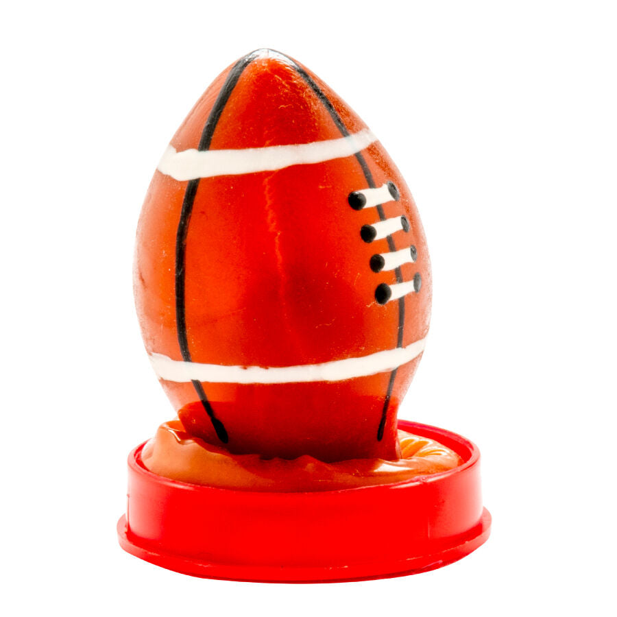 Handpainted Novelty Condoms Rugby Ball | Niks.fi verkkokauppa
