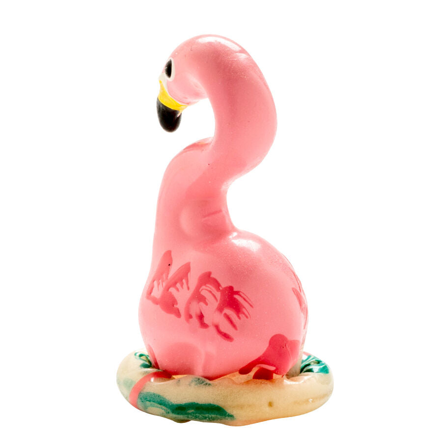 Handpainted Novelty Condoms Flamingo Pink | Niks.fi verkkokauppa