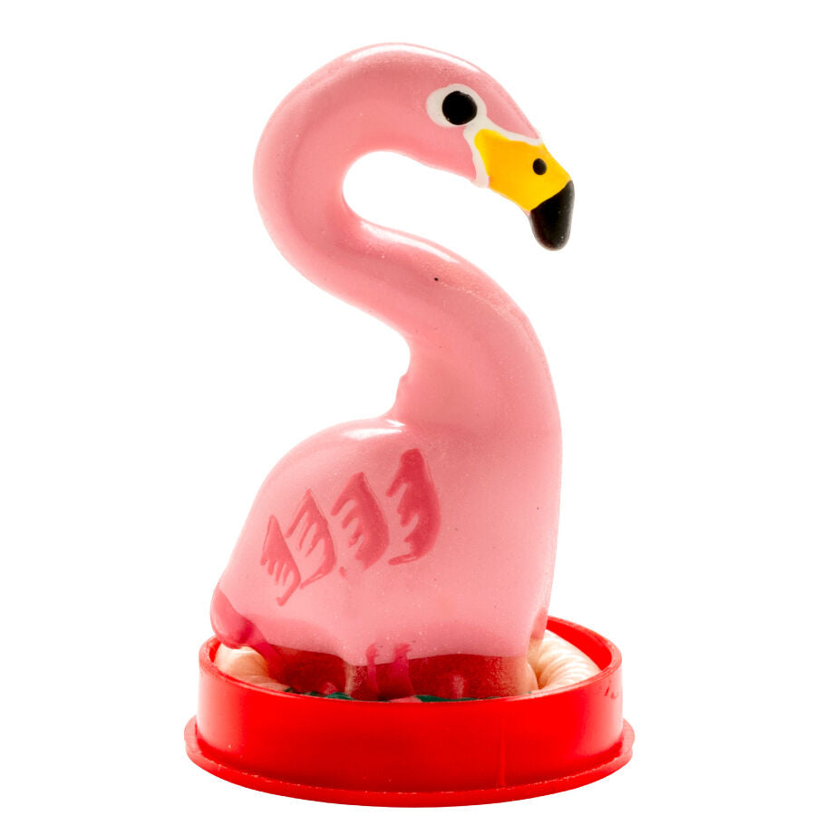 Handpainted Novelty Condoms Flamingo Pink | Niks.fi verkkokauppa