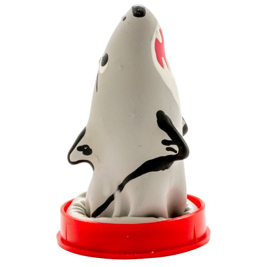 Handpainted Novelty Condoms Shark Model 1 | Niks.fi verkkokauppa
