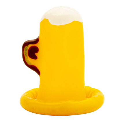 Handpainted Novelty Condoms Glass Of Beer | Niks.fi verkkokauppa