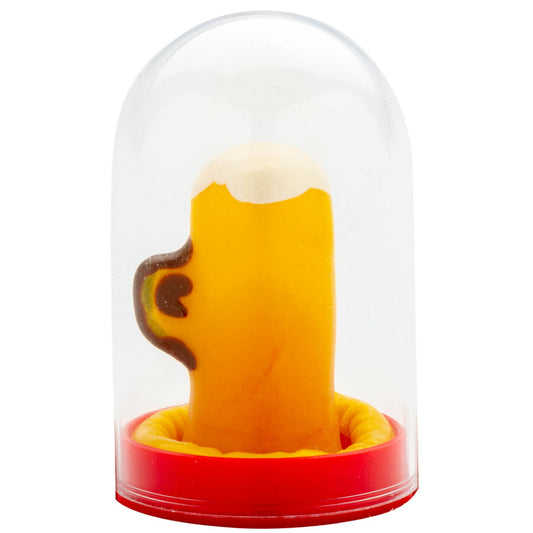 Handpainted Novelty Condoms Glass Of Beer | Niks.fi verkkokauppa
