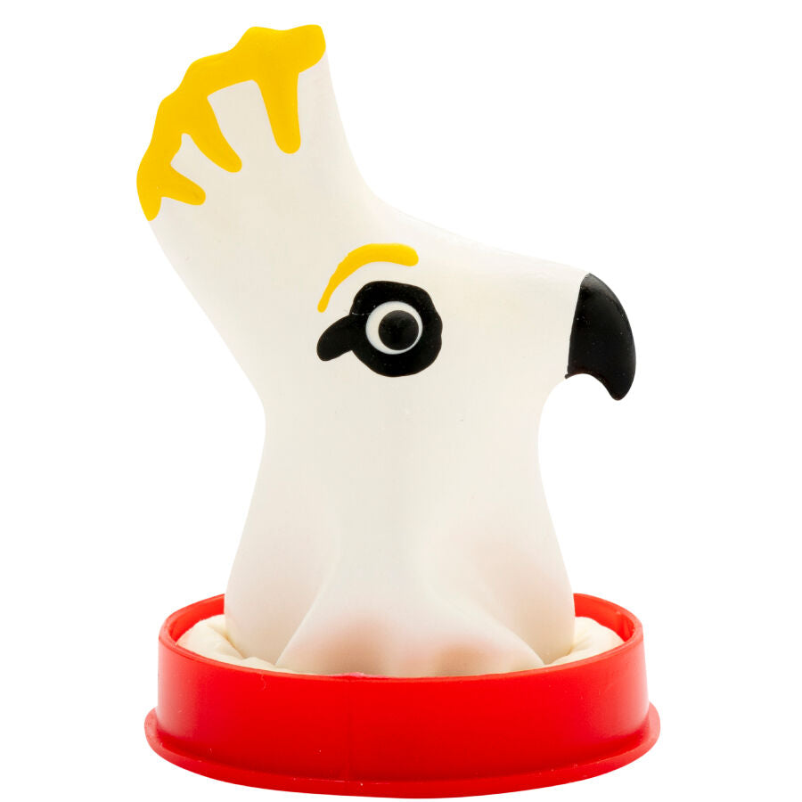 Handpainted Novelty Condoms Parrot White | Niks.fi verkkokauppa