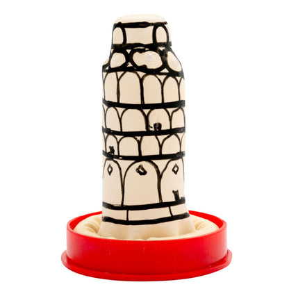 Handpainted Novelty Condoms Pisa Tower | Niks.fi verkkokauppa