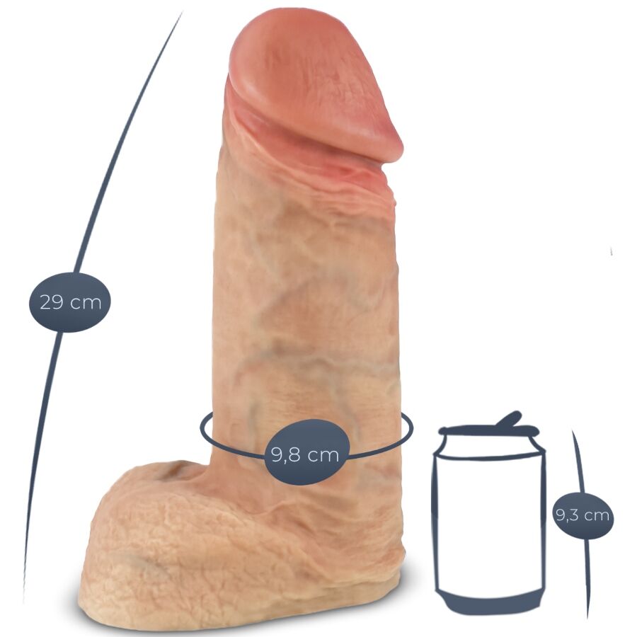 Model 1 Xtreme Premium Silicone Realistic Penis 28 Cm | Niks.fi verkkokauppa