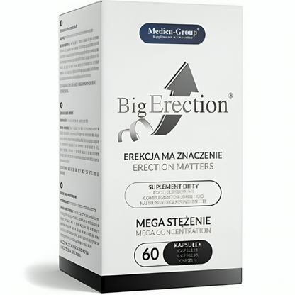 MEDICA GROUP - Big Erection ravintolisä miehille - 60 kapselia