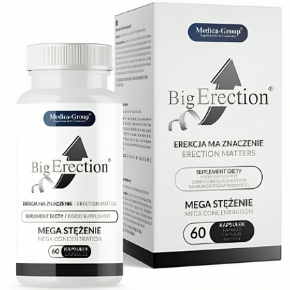 MEDICA GROUP - Big Erection ravintolisä miehille - 60 kapselia