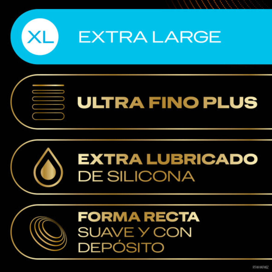 Durex Total Connection XL Ultra Fine Plus lateksittomat kondomit - 10 kpl
