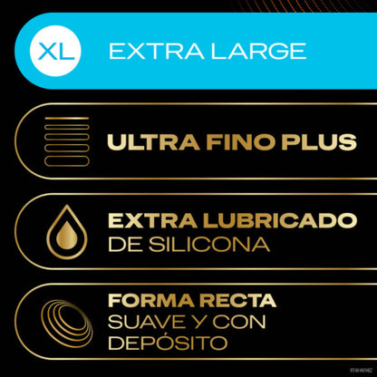 Durex Total Connection XL Ultra Fine Plus lateksittomat kondomit - 10 kpl