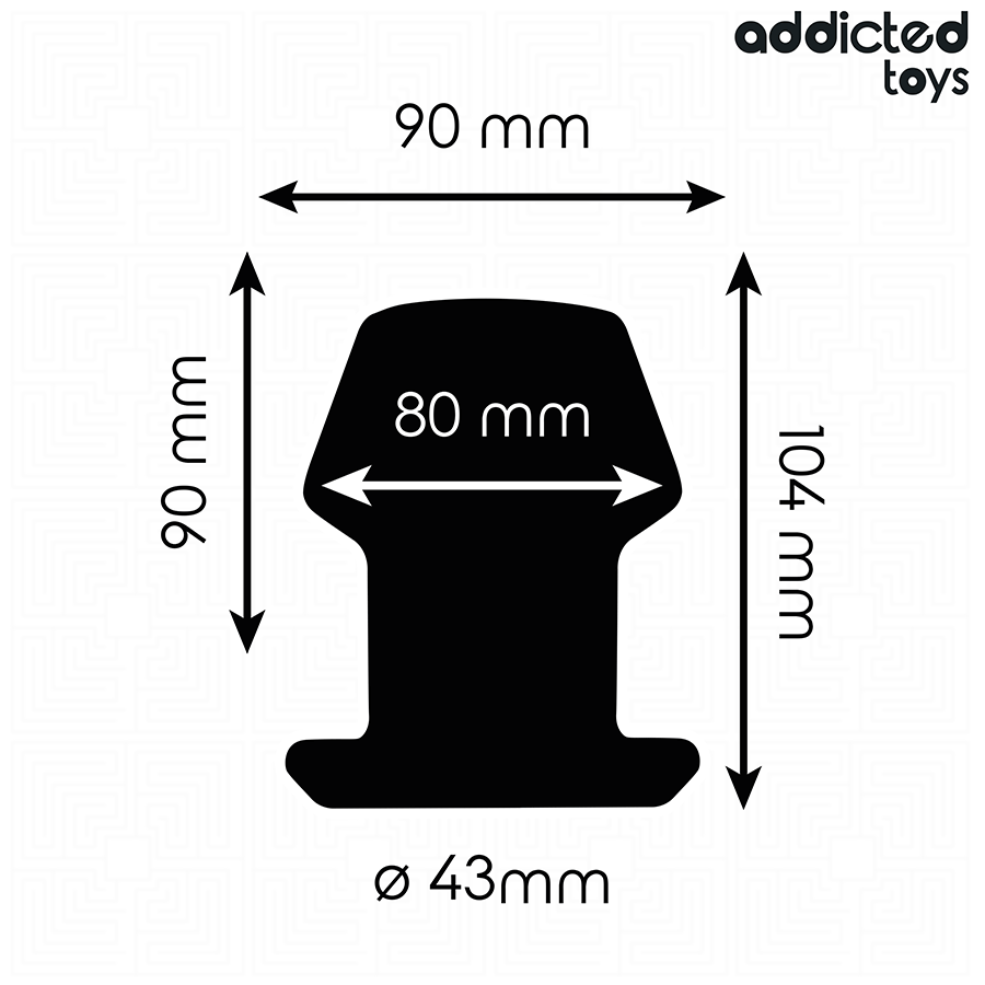 Addicted Toys Extreme ontto silikoninen anustappi L - 10,4 cm