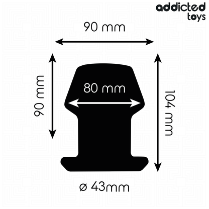 Addicted Toys Extreme ontto silikoninen anustappi L - 10,4 cm