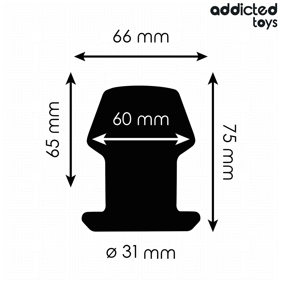 Addicted Toys Extreme ontto silikoninen anustappi S - 7,5 cm