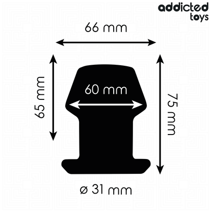 Addicted Toys Extreme ontto silikoninen anustappi S - 7,5 cm