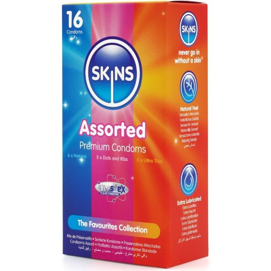 Skins Assorted Premium kondomilajitelma - 16 kpl
