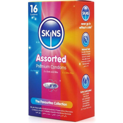 Skins Assorted Premium kondomilajitelma - 16 kpl
