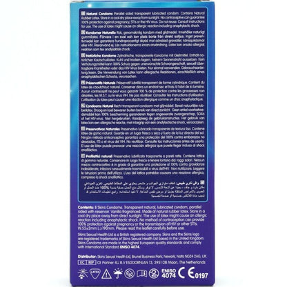 Skins Natural Premium kondomit - 8 kpl