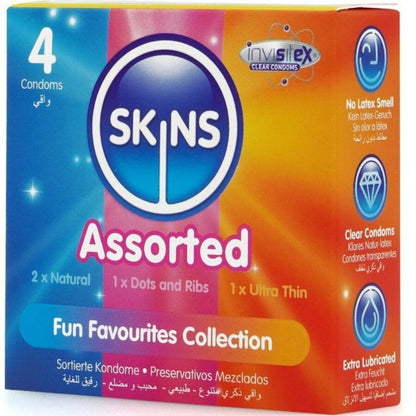 Skins Assorted Premium kondomilajitelma - 4 kpl