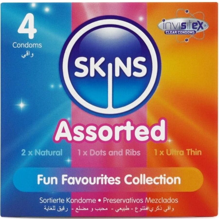 Skins Assorted Premium kondomilajitelma - 4 kpl